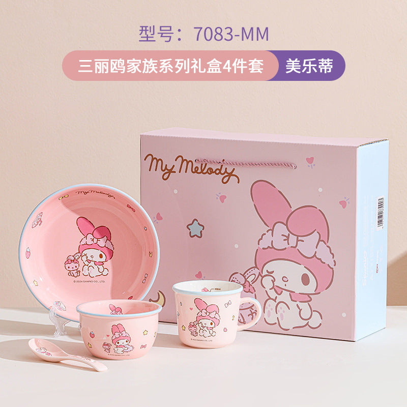 Sa.nrio Cute Dinnerware Set