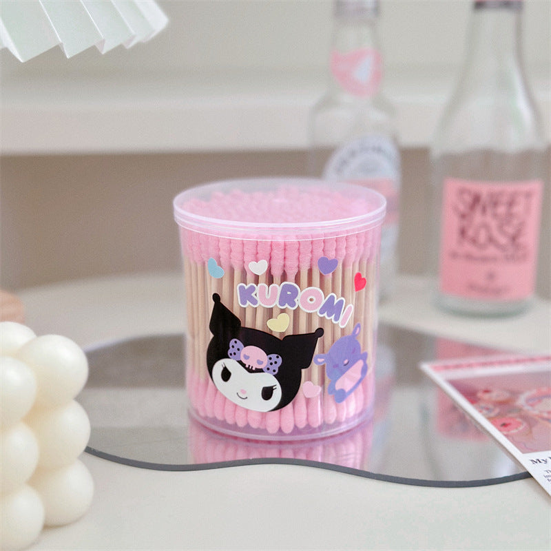 Sanri.o Cute Cotton Swabs for Daily Use