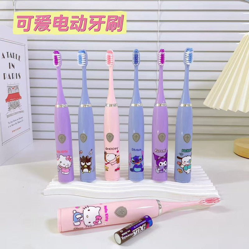Cute Cartoon Ultrasonic Electric Toothbrush