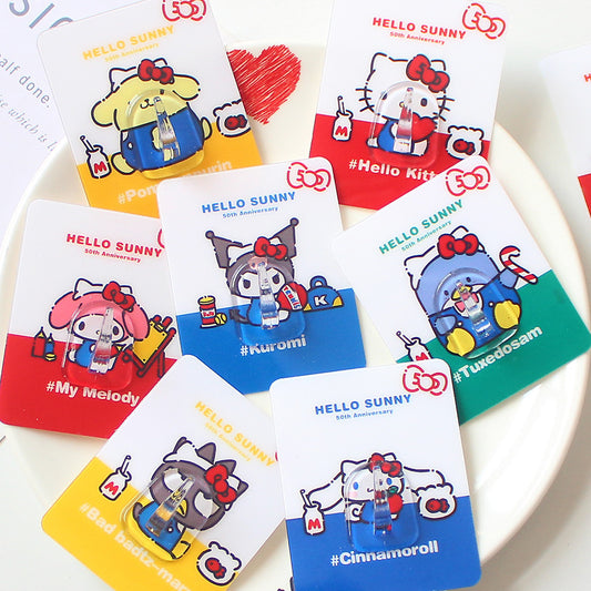 San.rio Cute Adhesive Wall Hooks
