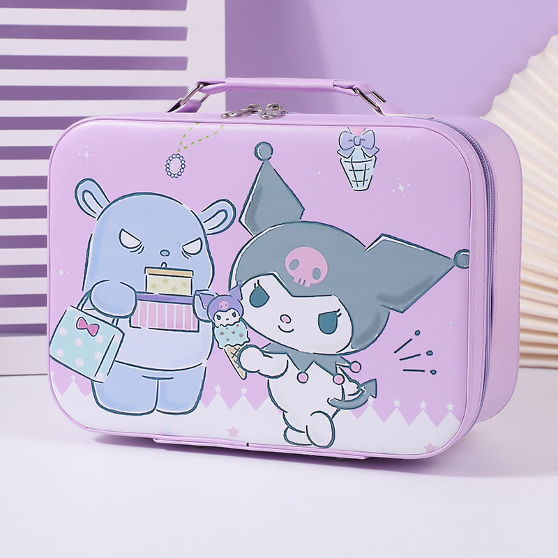 S.anrio Large-Capacity Portable Makeup Case
