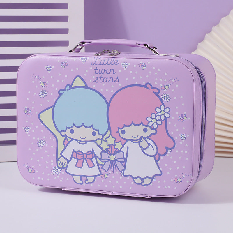 S.anrio Large-Capacity Portable Makeup Case