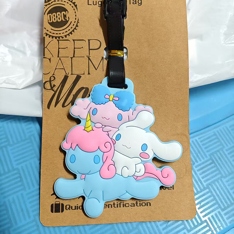 Sanr.io Cute Boarding Pass Keychain Charm