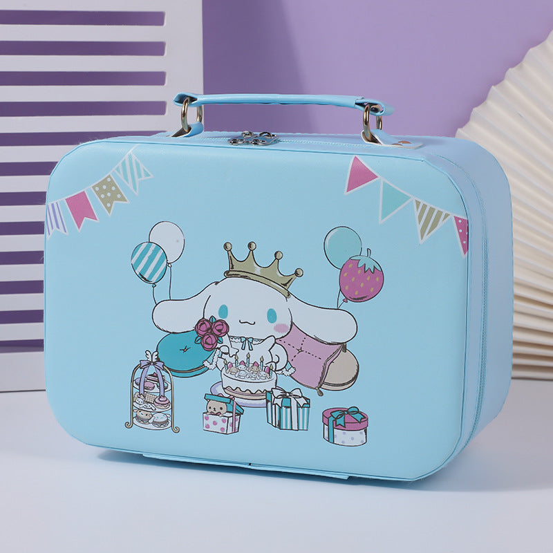 S.anrio Large-Capacity Portable Makeup Case