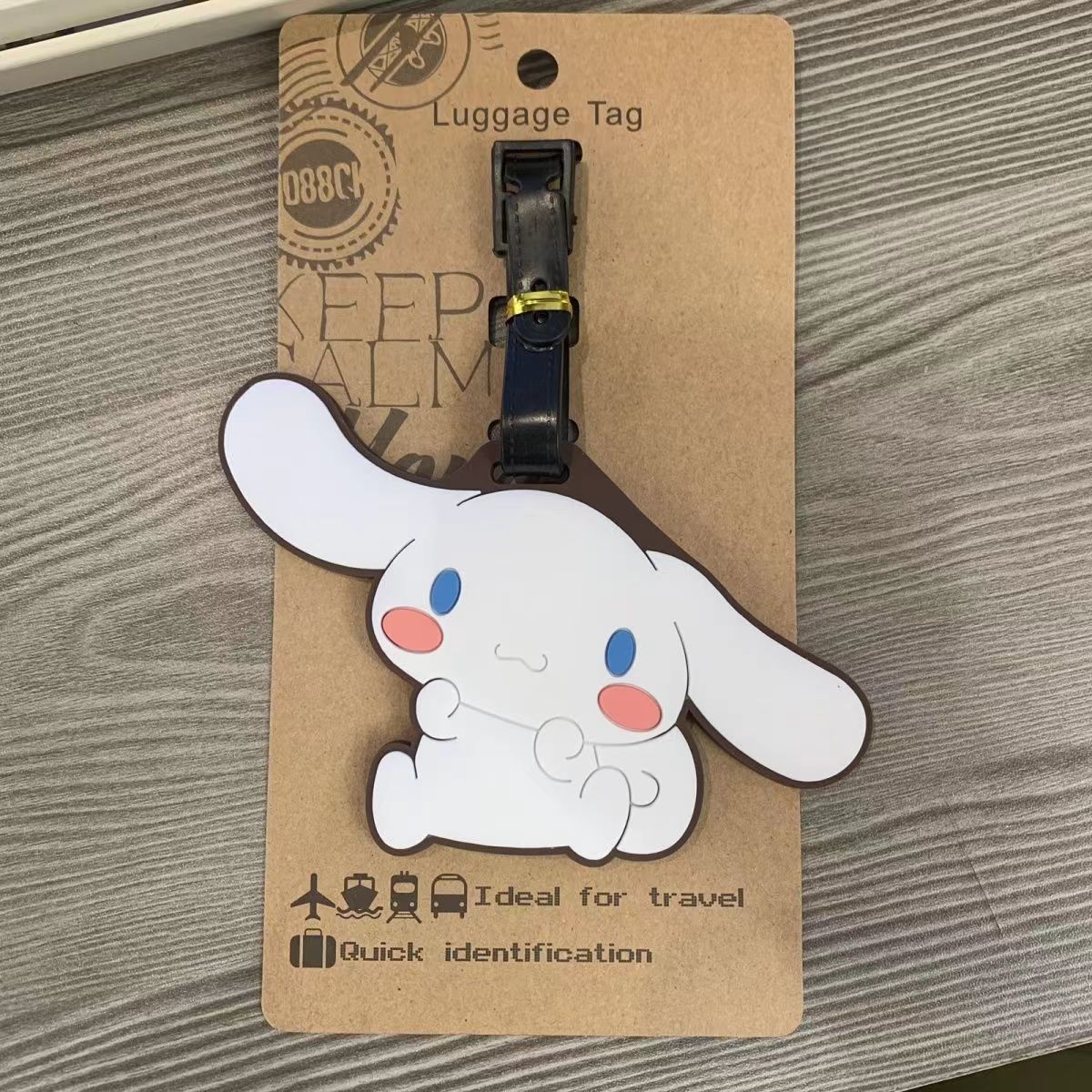 Sanr.io Cute Boarding Pass Keychain Charm