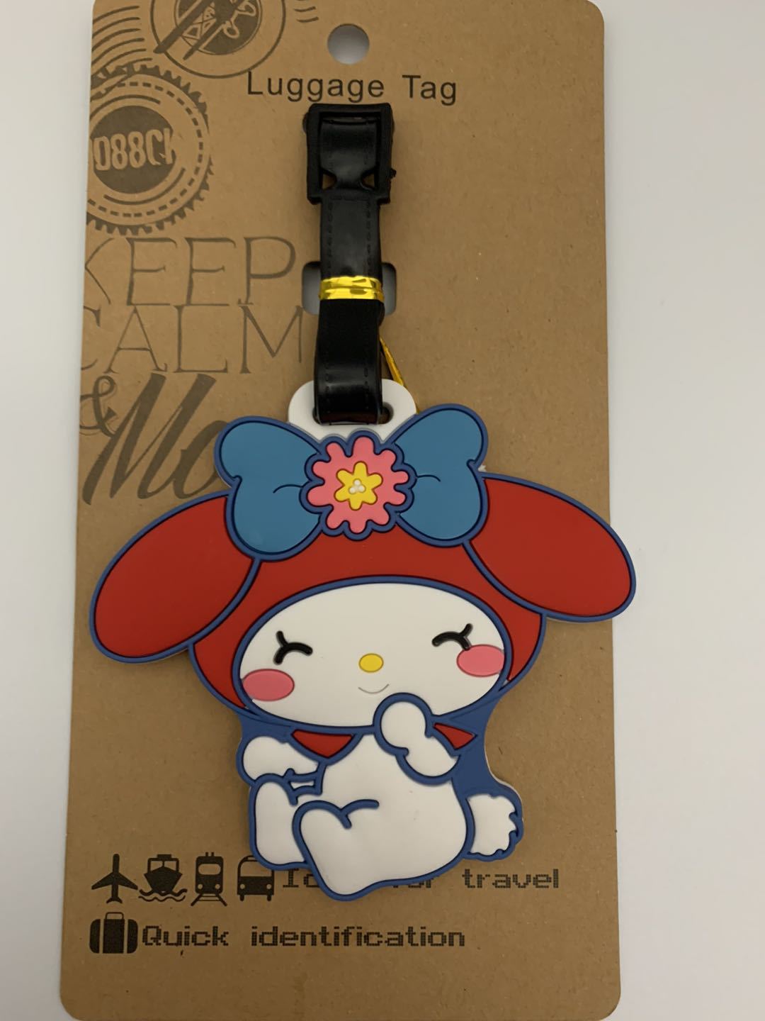 Sanr.io Cute Boarding Pass Keychain Charm