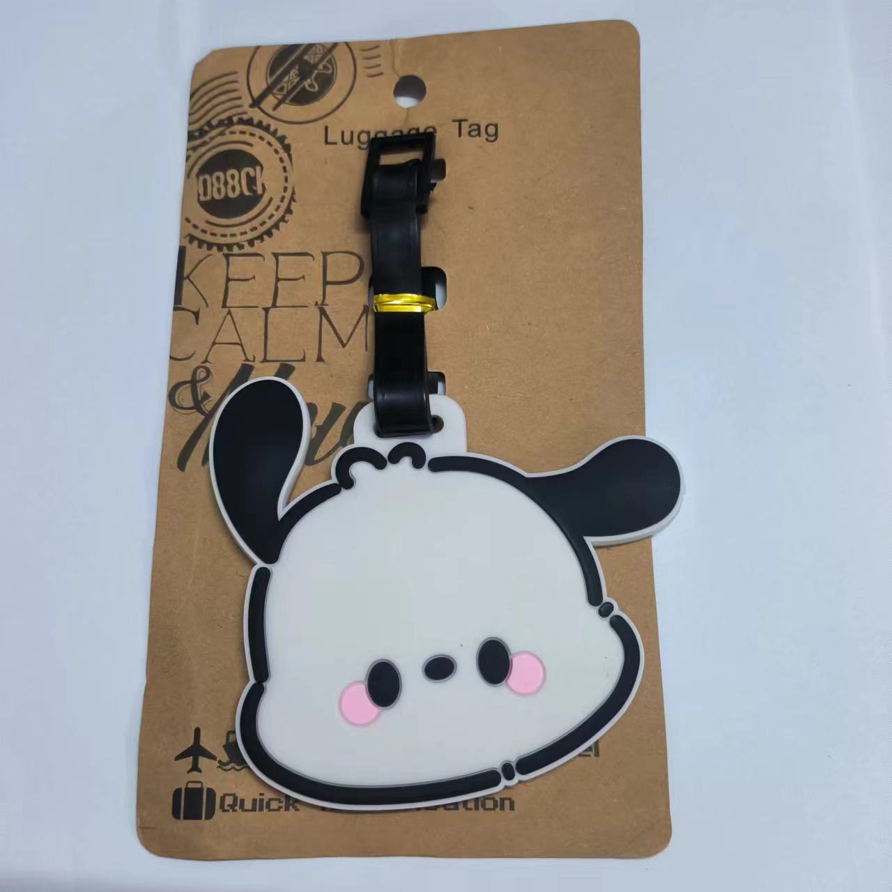 Sanr.io Cute Boarding Pass Keychain Charm