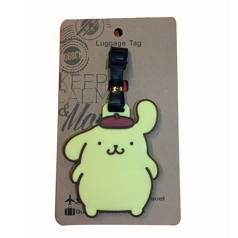 Sanr.io Cute Boarding Pass Keychain Charm