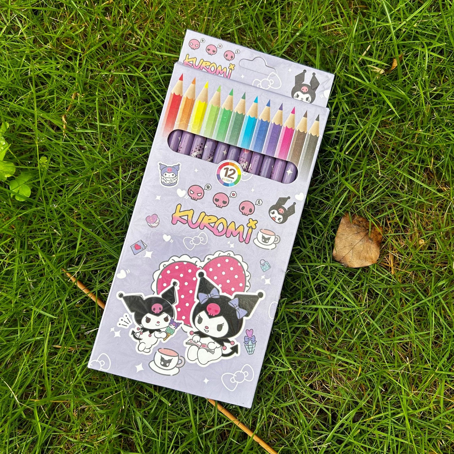 Sa.nrio 12-Color Cartoon Colored Pencil Set