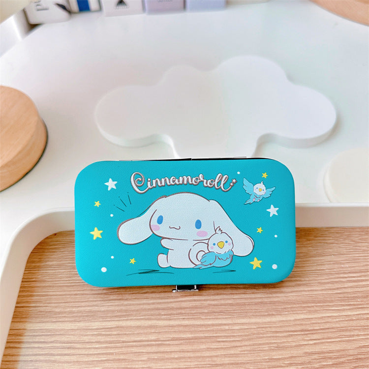 7-Piece Nail Clipper Manicure Set with PU Case