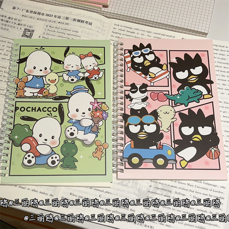 Sanri.o A5 Cute Thick Spiral Notebook