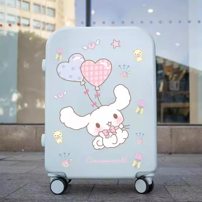 Sanri.o Cinnamor.oll Cute Cartoon 18-Inch Carry-On Suitcase