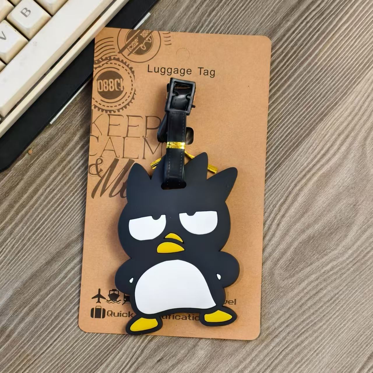 Sanr.io Cute Boarding Pass Keychain Charm