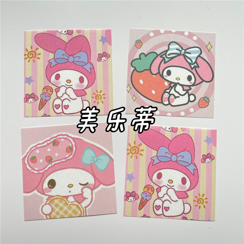 Sanri.o Cute Kawaii Non-Sticky Memo Pad