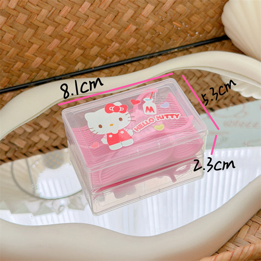 Sanri.o  Cute Cartoon Dental Floss Picks with Portable Case