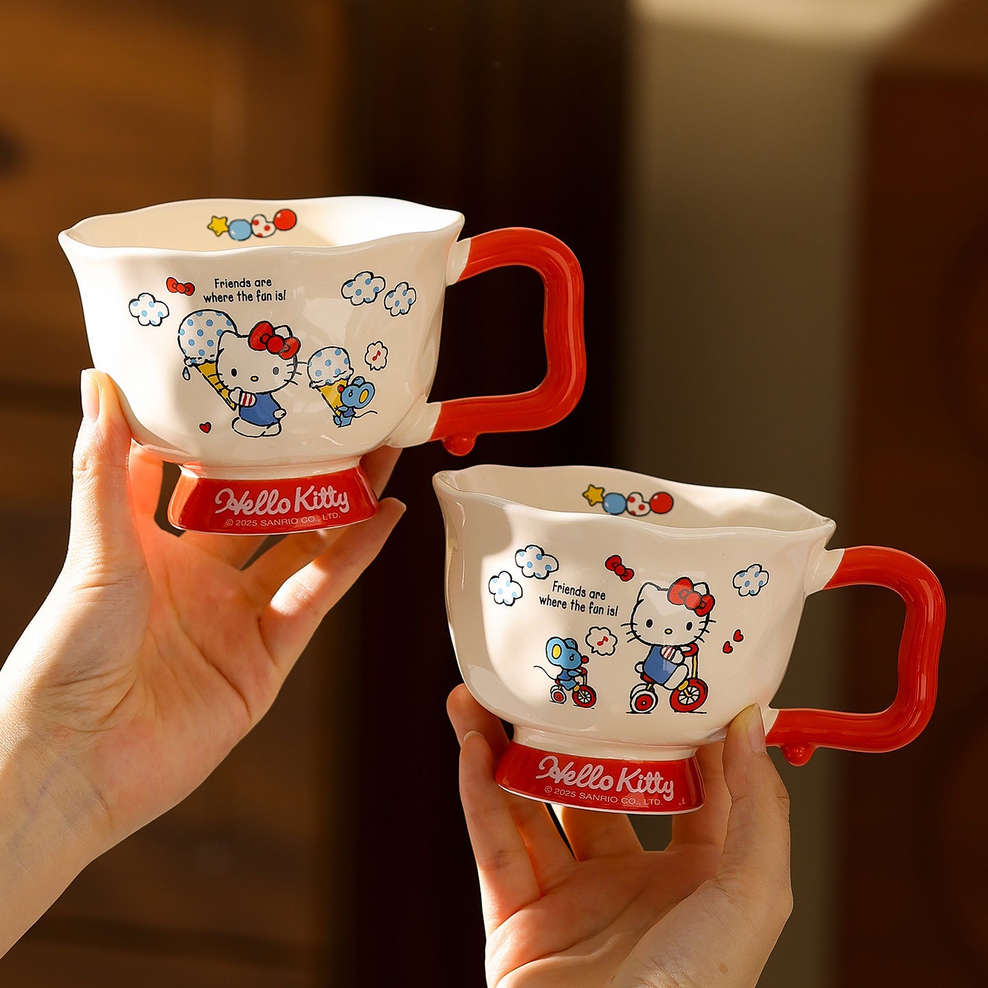 Sanri.o Cute Tall Ceramic Mug