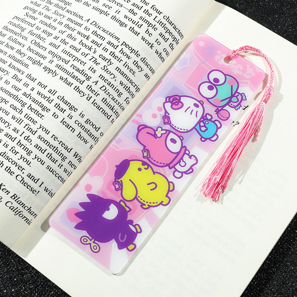 Sanr.io Cute Acrylic Tassel Bookmark