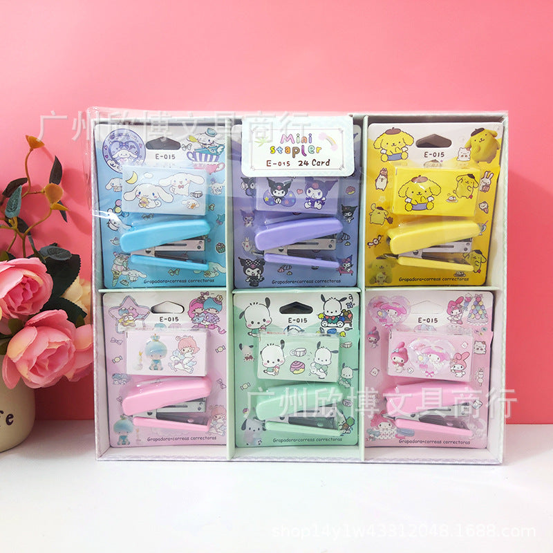 S.anrio Cute No.10 Mini Stapler Set with Staples