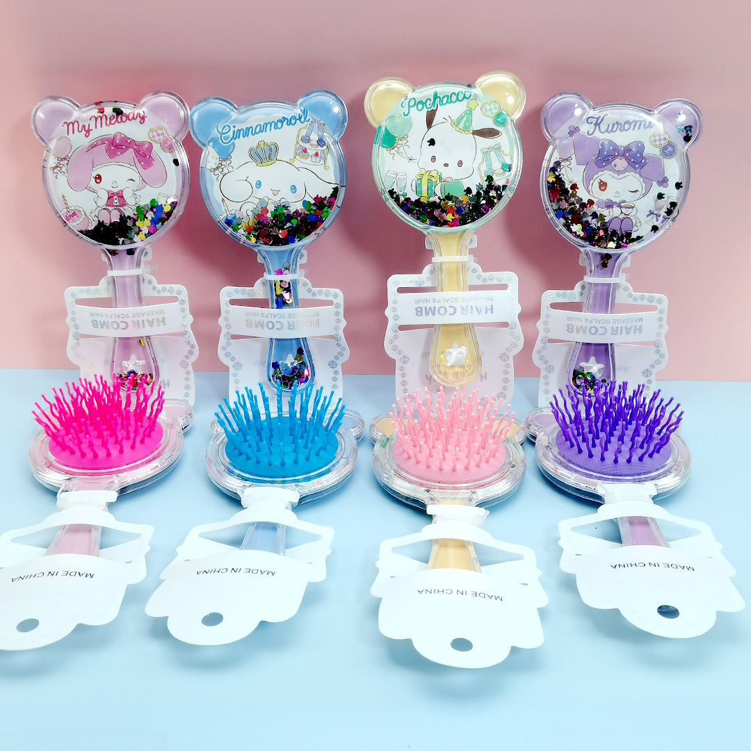 Sanr.io Cute Cartoon Air Cushion Massage Hair Brush