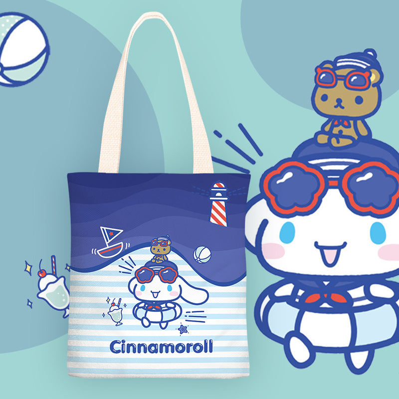 Cinnamo.roll  Cute Cartoon Canvas Shoulder Bag