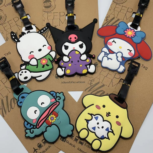 Sanr.io Cute Boarding Pass Keychain Charm