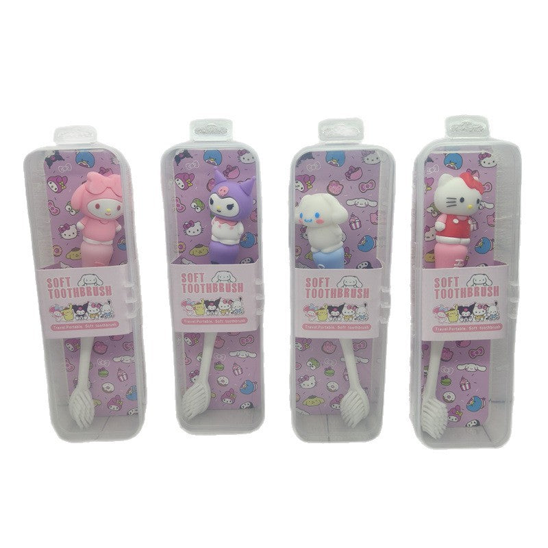 Sa.nrio Soft Bristle Toothbrush with Clear Case