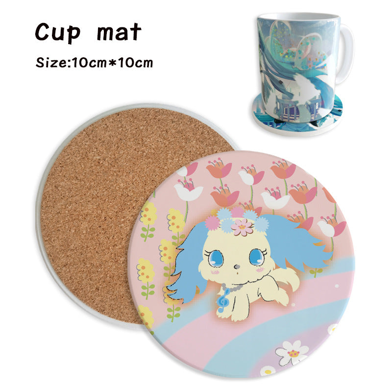 Sanr.io Cute Cartoon Heat-Resistant Coaster