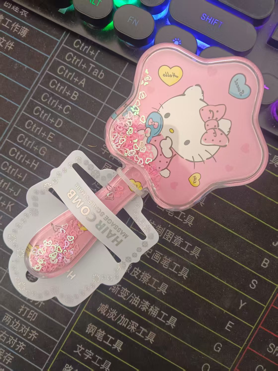 Sanri.o Quicksand Air Cushion Hair Brush