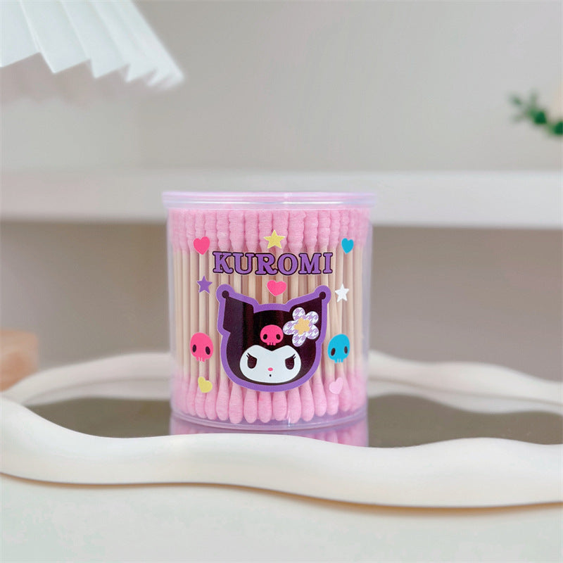 Sanri.o Cute Cotton Swabs for Daily Use