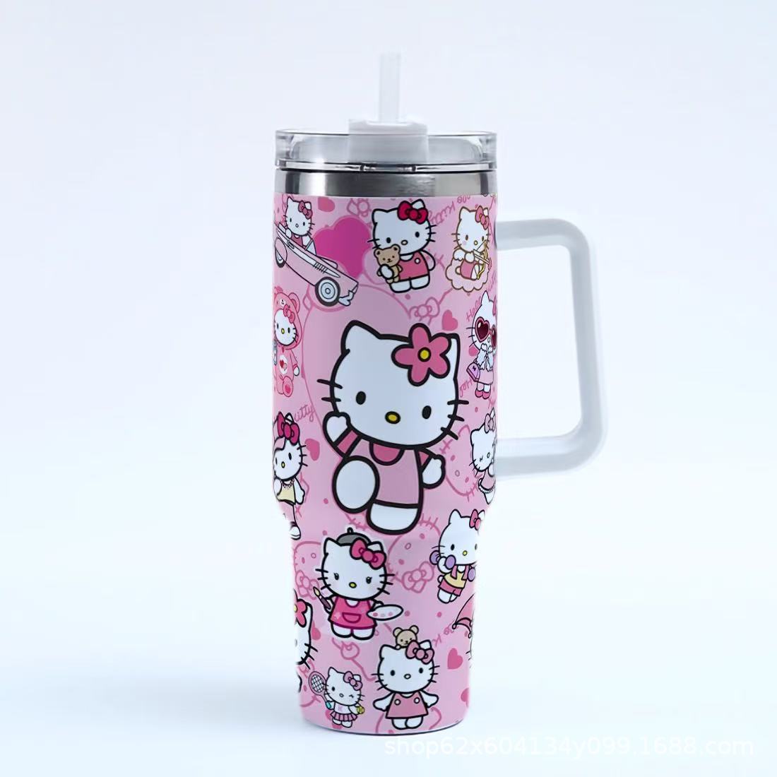 San.rio Cute Kawaii 40oz Stainless Steel Travel Tumbler with Handle