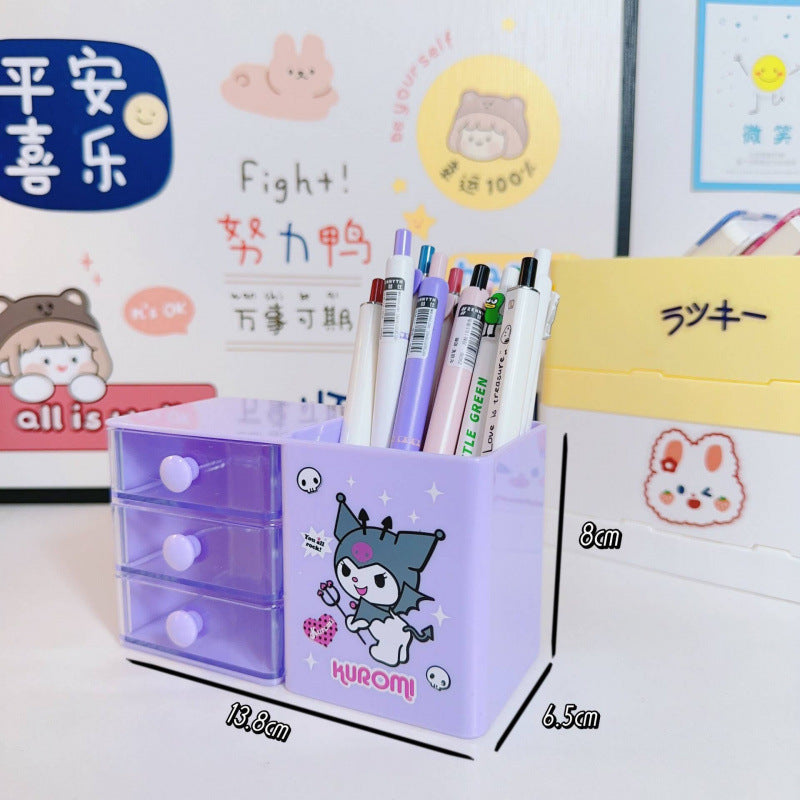 Sanri.o Desk Organizer with Drawer and Pen Holder