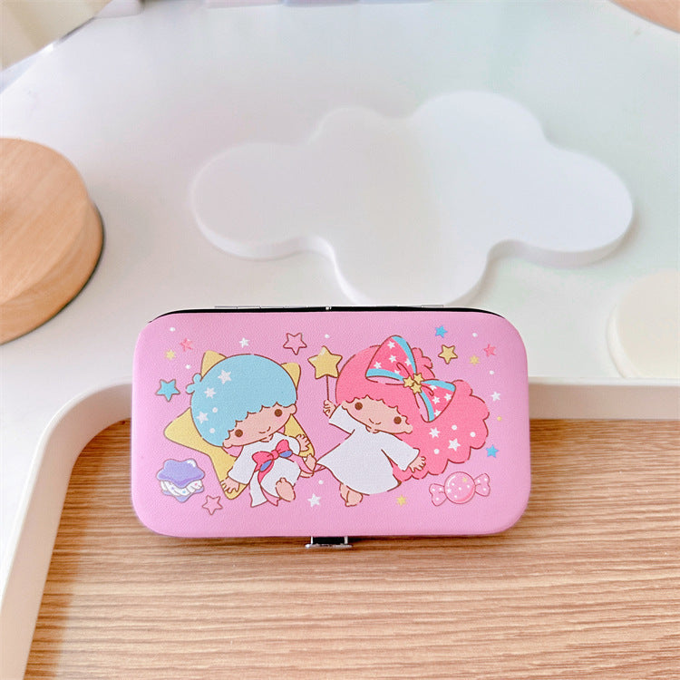 7-Piece Nail Clipper Manicure Set with PU Case