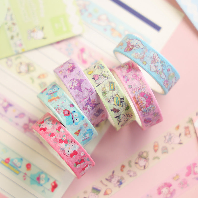San.rio Cute Washi Tape Stickers for Journaling