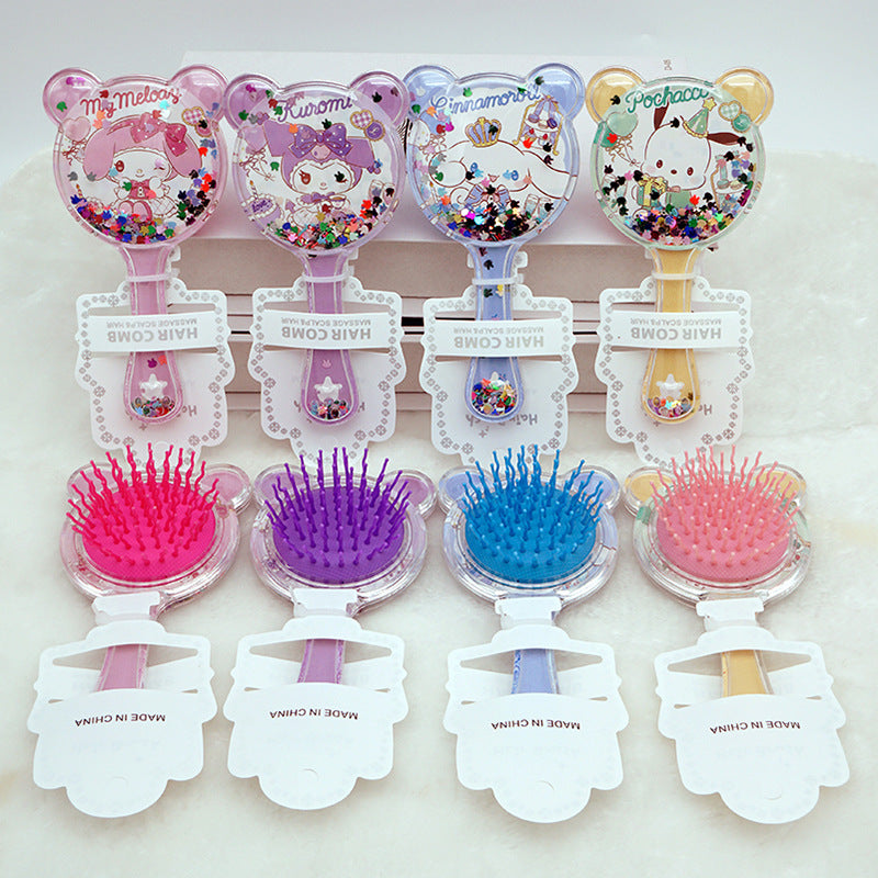 Sanr.io Cute Cartoon Air Cushion Massage Hair Brush