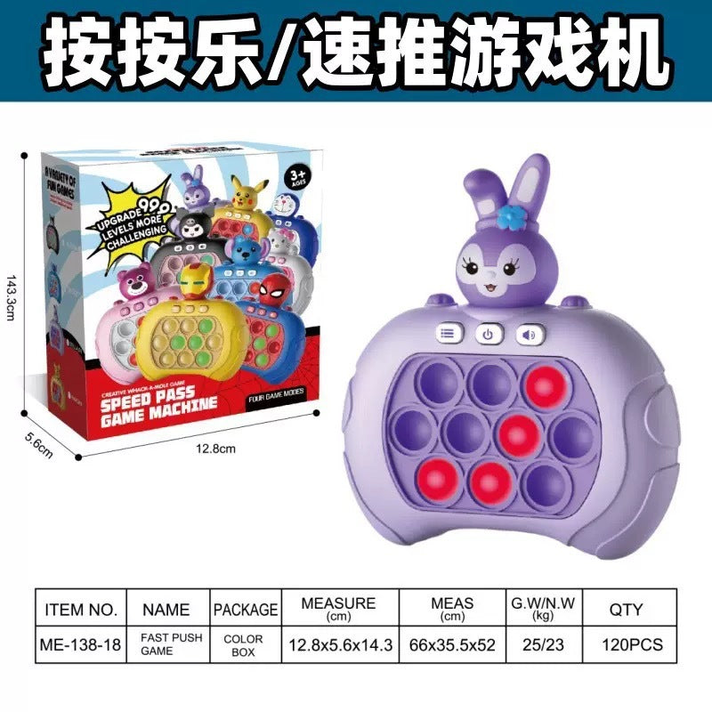 Pop It Push Game Console Toy