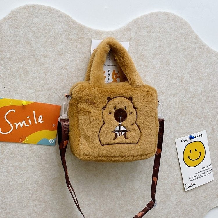 Sanri.o Cute Plush Handheld Doll Makeup Bag