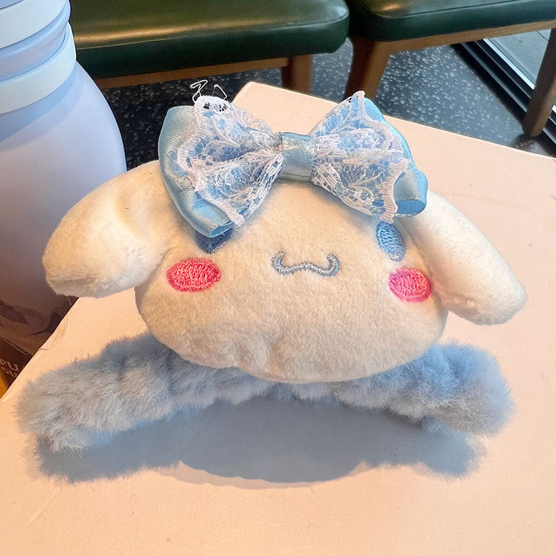 San.rio Cute Plush Hair Claw Clip