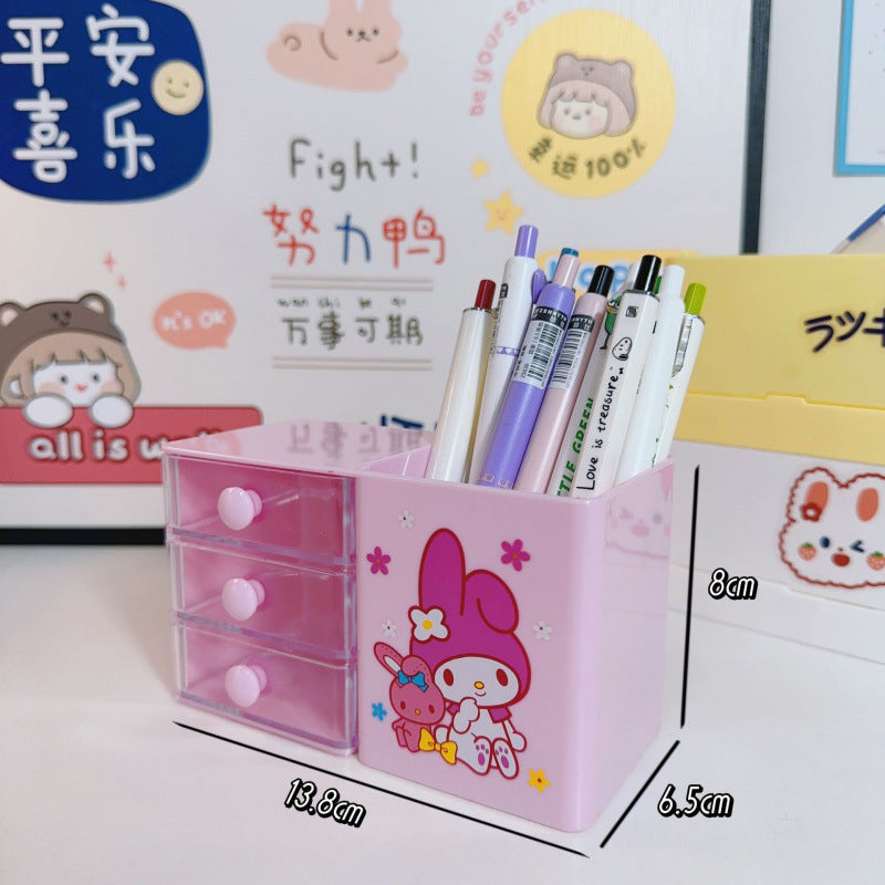 Sanri.o Desk Organizer with Drawer and Pen Holder