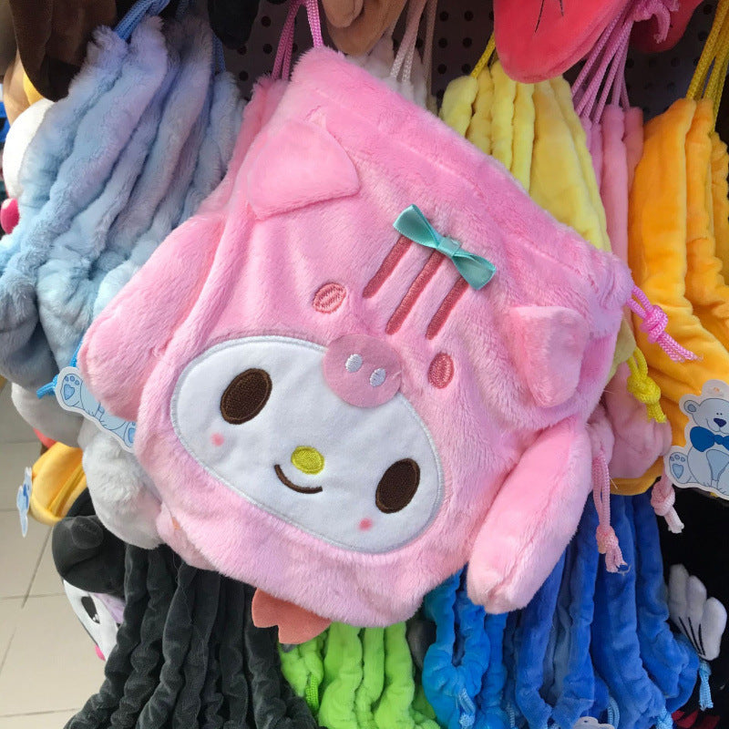 S.anrio Cute Drawstring Ball Bag
