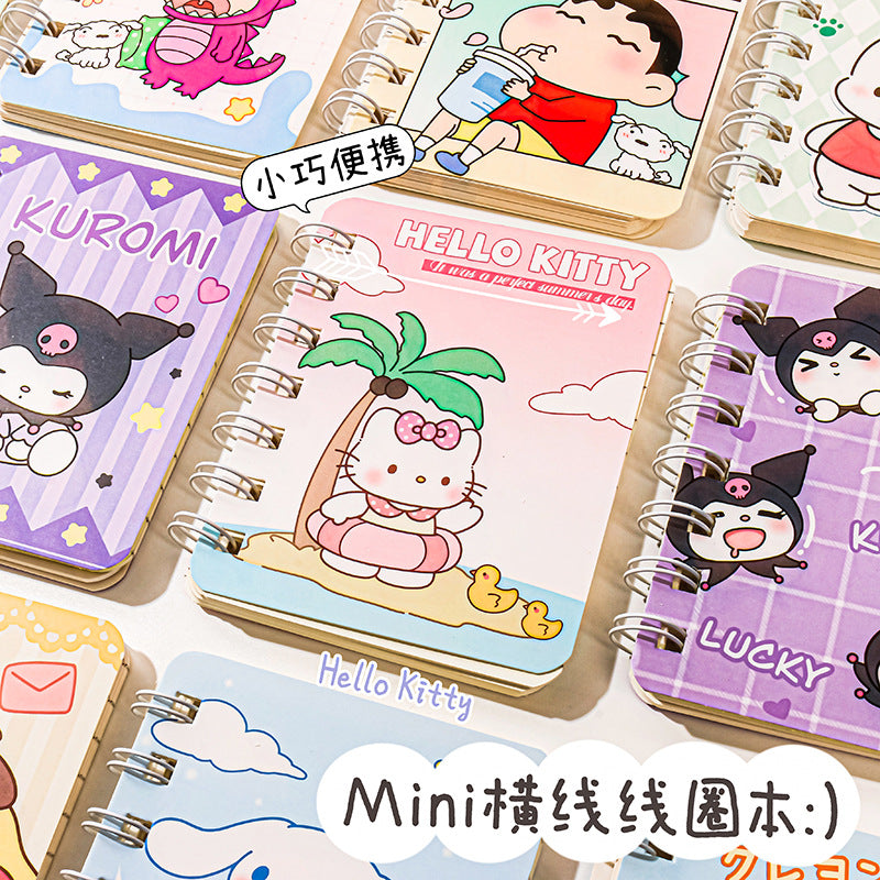 SANRI.O Cute A7 Cartoon Spiral Notebook