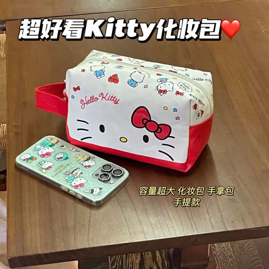 SANRI.O Large Capacity Waterproof Travel Makeup Bag