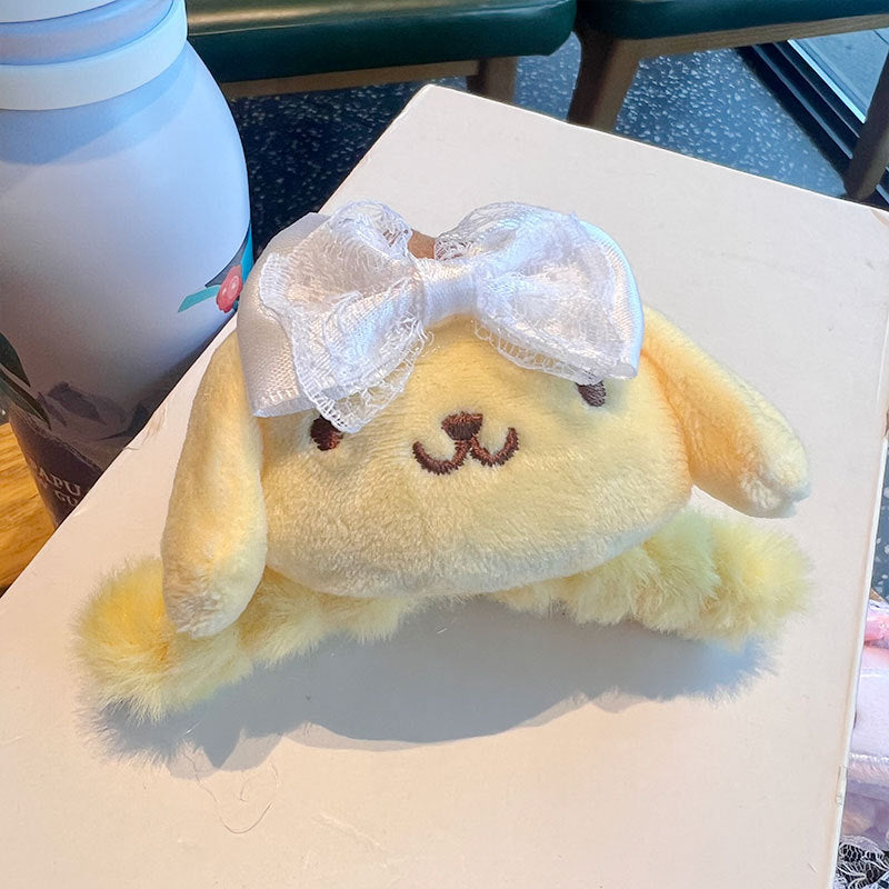 San.rio Cute Plush Hair Claw Clip