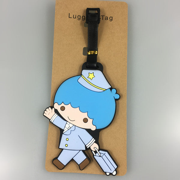 Sanr.io Cute Boarding Pass Keychain Charm