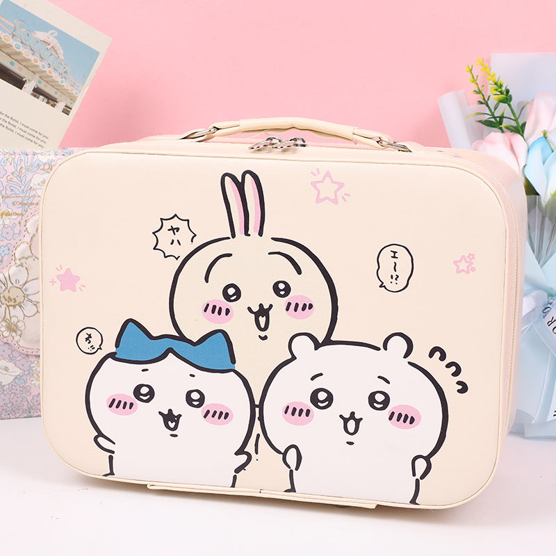 S.anrio Large-Capacity Portable Makeup Case