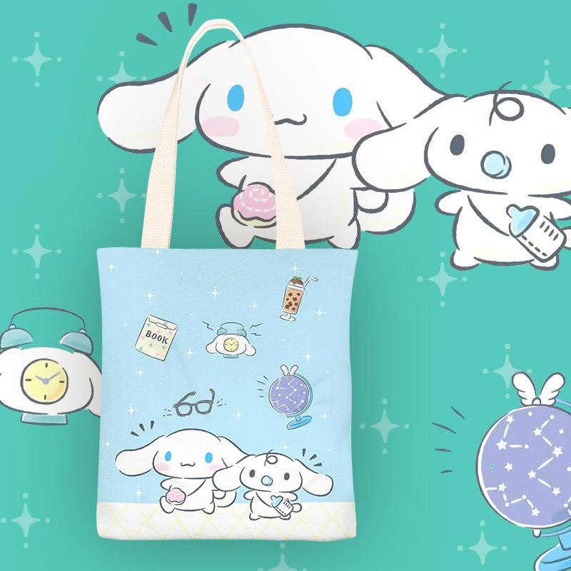 Cinnamo.roll  Cute Cartoon Canvas Shoulder Bag