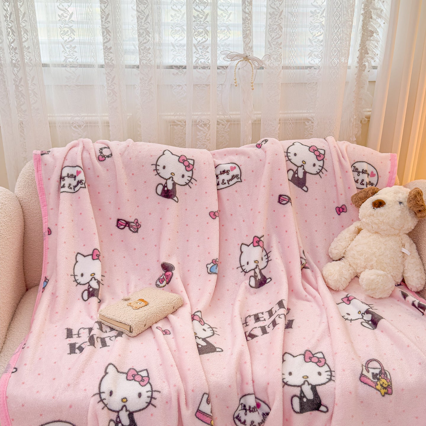 Cartoon S.anrio Double-Sided Fleece Blanket