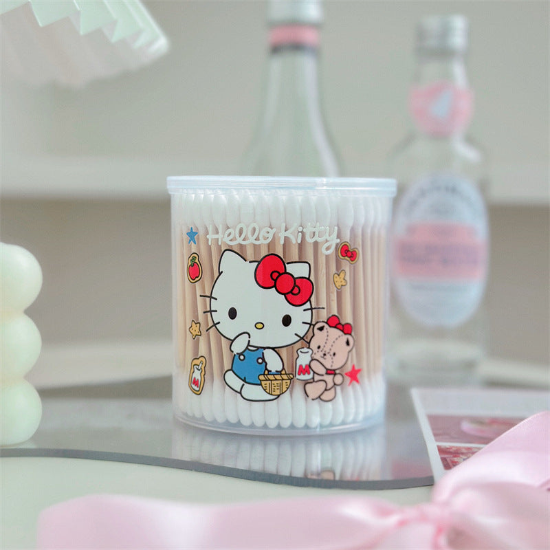 Sanri.o Cute Cotton Swabs for Daily Use