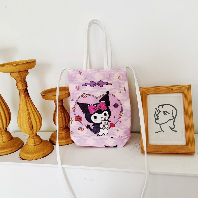 Sanri.o Casual Canvas Crossbody Bag