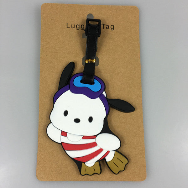 Sanr.io Cute Boarding Pass Keychain Charm