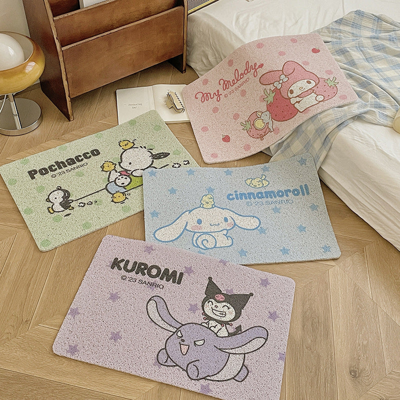 Sanri.o Cuttable Non-Slip Door Mat – Easy to Clean